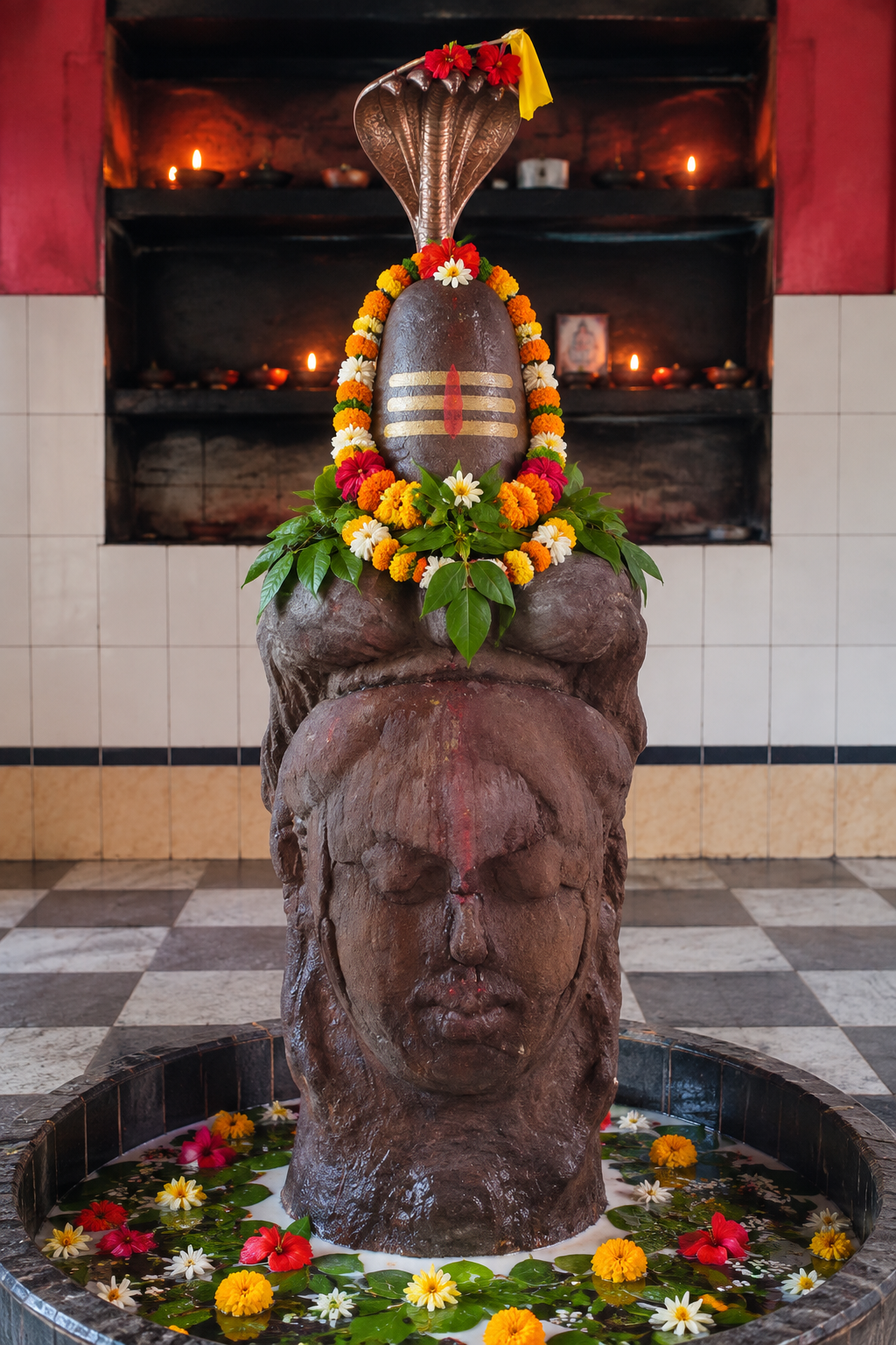 Ardhanarishwar Shivling at Baba Mahendra nath Mahen, Uttar Pradesh